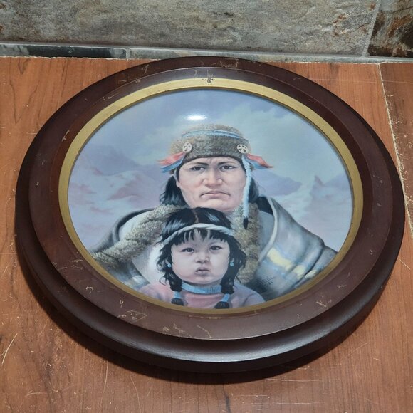 Vague Shadows The Chippewa Nation Decorative Collector Plate by Perillo Fifth Is - Picture 7 of 12